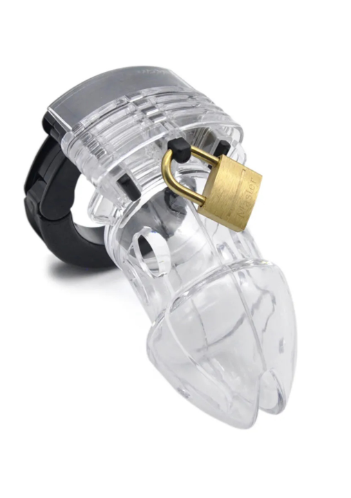 Klatka na Penisa BRUTUS ALPHA - Chastity Cage Clear3.png