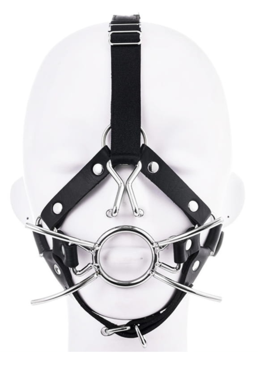 Knebel Erotyczny Spider gag with nose hook.png
