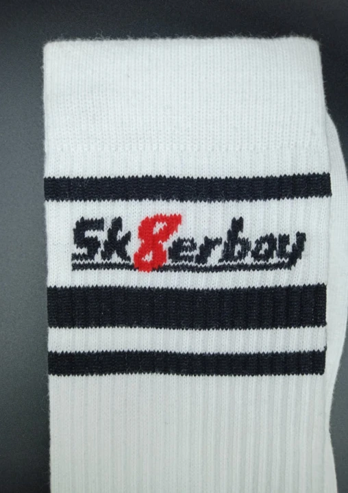 Sk8erboy® Lightweight Crew Socks White Socks.png