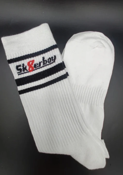 Sk8erboy® Lightweight Crew Socks White.png