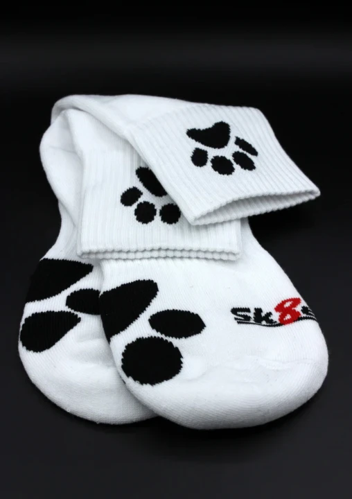 Sk8erboy® PUPPY Short Crew Gay Socks White.png