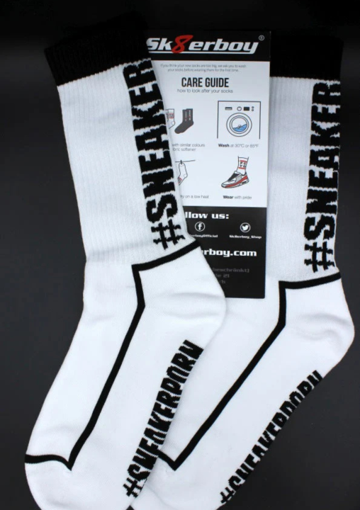 Sk8erboy® #SNEAKERPORN Socks Fetish Black.png