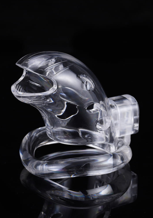 BRUTUS SHARK - Chastity Cage Clear.png