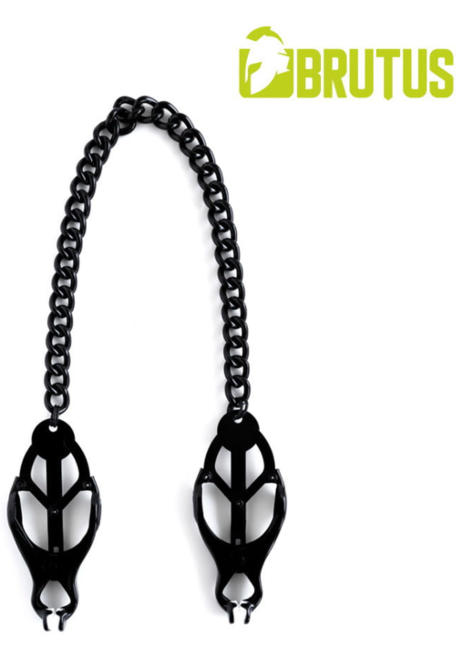 Klamerki na Sutki BRUTUS JAPANESE CLOVER Nipple Clamps Black.png