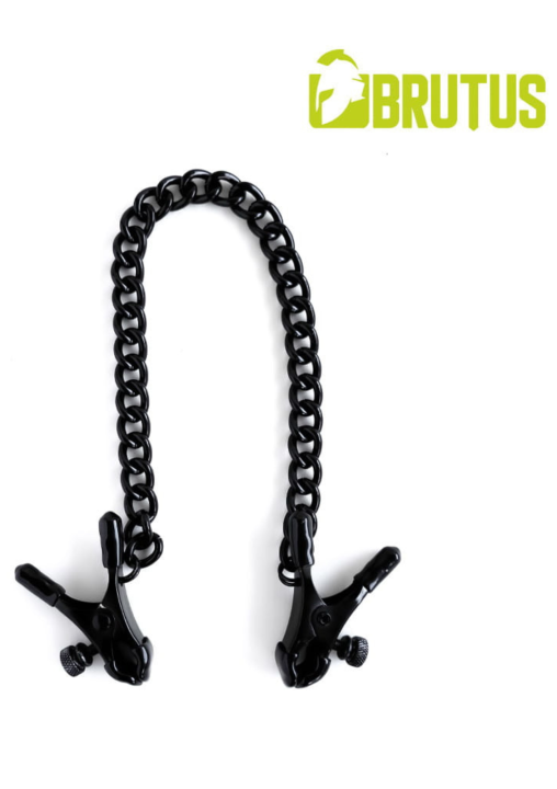 Klamerki na Sutki BRUTUS BITE Heavy Nipple Clamps Black.png
