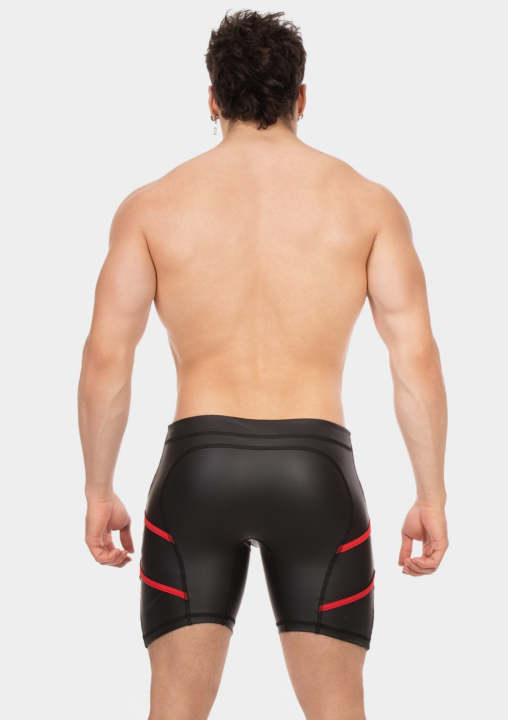 Barcode Berlin Biker Short Nuru Red