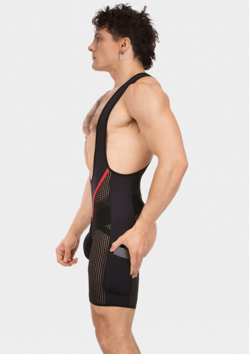 Barcode Berlin Chaps Singlet Krish Red