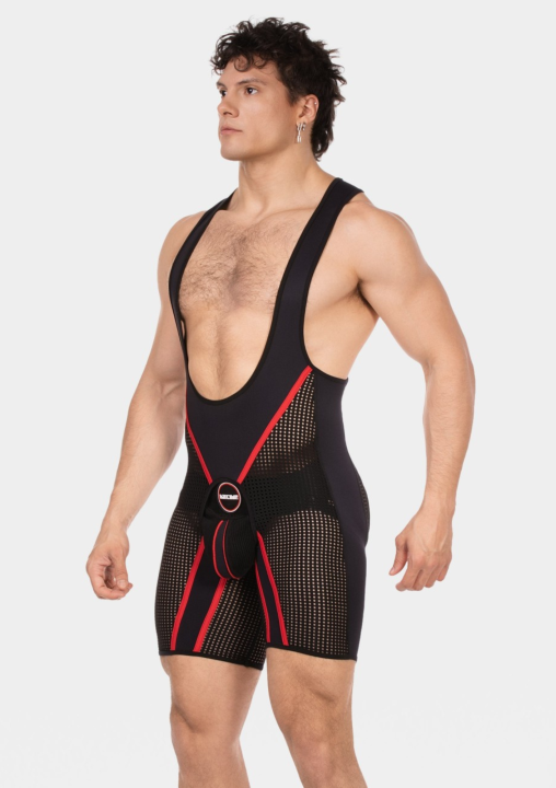 Barcode Berlin Chaps Singlet Krish Red