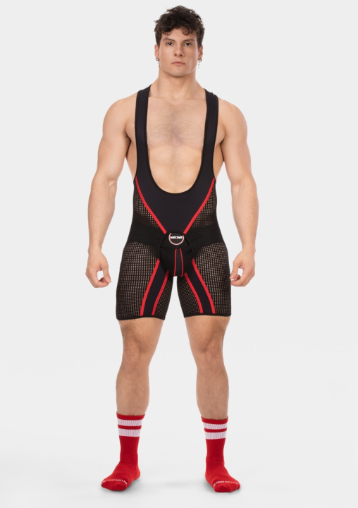 Barcode Berlin Chaps Singlet Krish Red