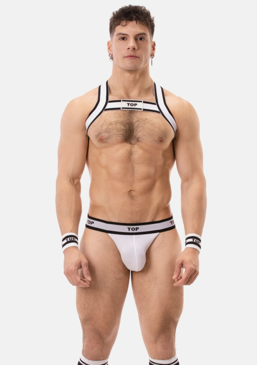 Barcode Berlin Jockstrap Top White