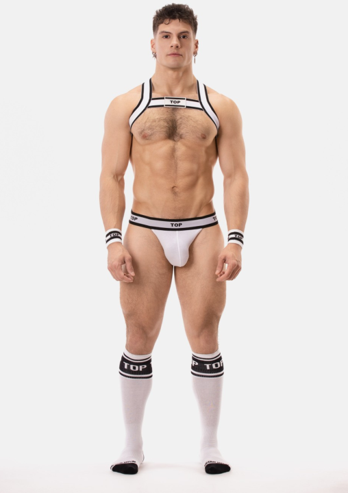Barcode Berlin Jockstrap Top White