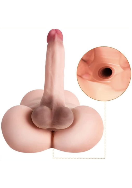 Masturbator Buttocks with Articulated Penis 18cm Sexy Dandy .png