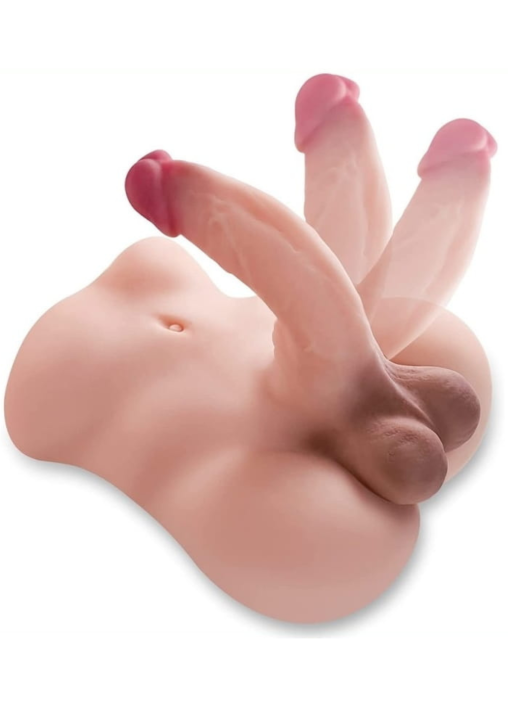 Masturbator Buttocks with Articulated Penis 18cm Sexy Dandy   .png