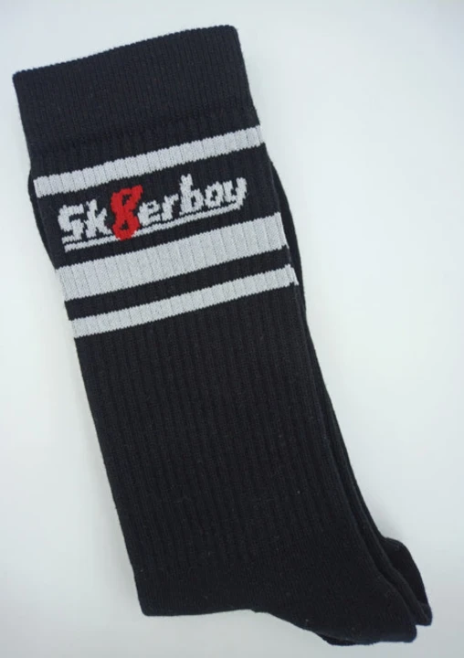 Sk8erboy® Lightweight Crew Socks Black               .png