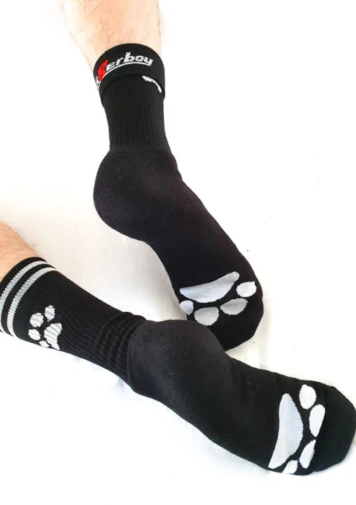 Sk8erboy® PUPPY Socks Black     .png