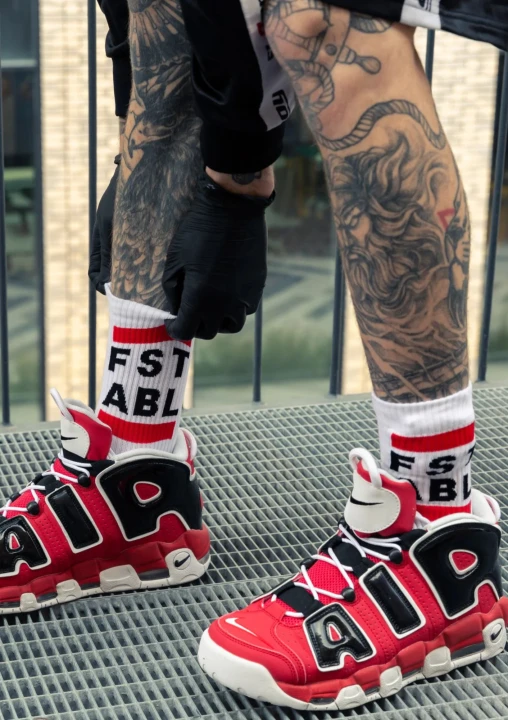 Sk8erboy® FST ABL Socks White    .png