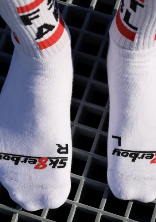 Sk8erboy® FST ABL Socks White     .png