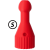 Adapter do poppersów Original Booster Small Red
