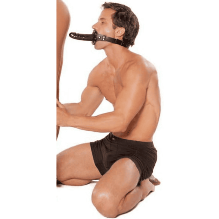 Knebel z dildo Deluxe Ball Gag with Dong