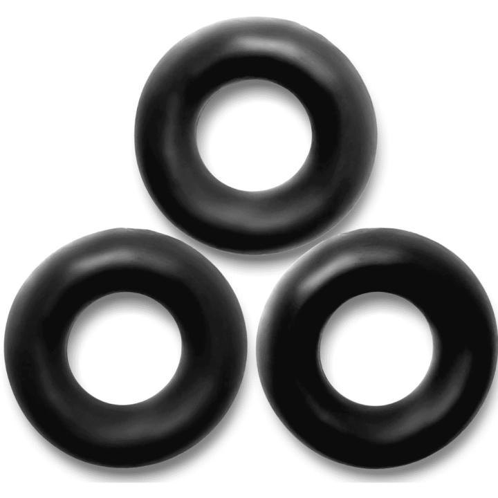 Oxballs Set of 3 Fat Willy Black Cockrings