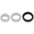 Cockring Velvet Ring L Black 38mm