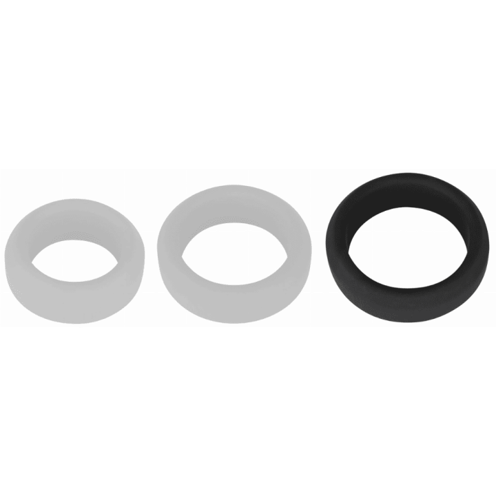 Cockring Velvet Ring L Black 38mm