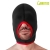 BRUTUS Blind Neoprene Face Fucker Hood Black : Red