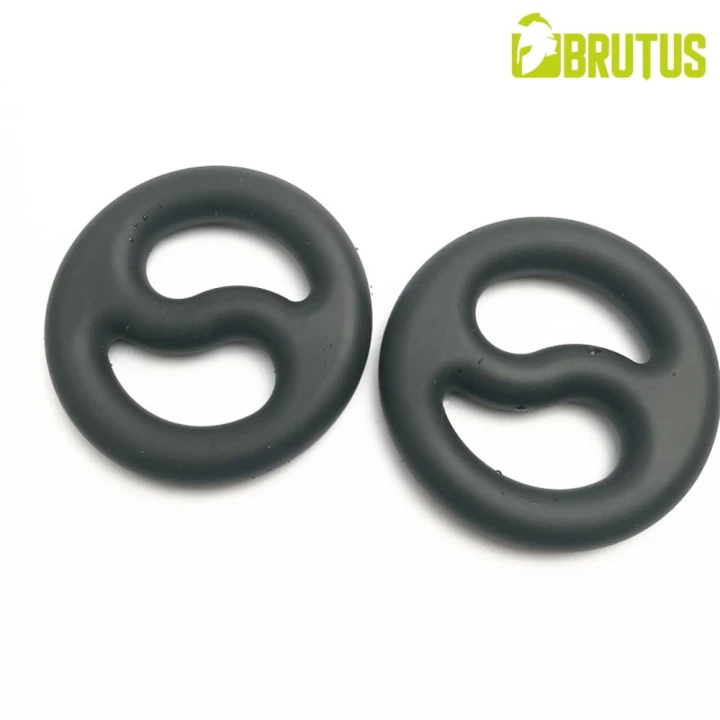 BRUTUS Yin-Yang - Silicone Cock And Ball Ring