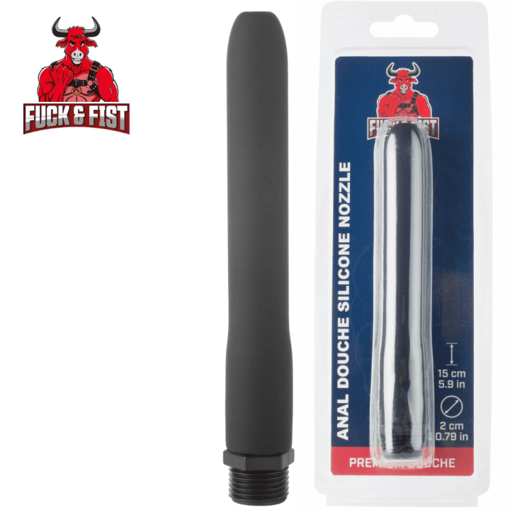 Irygator do Lewatywy Silicone Nozzle Fuck &amp; Fist enema tip 15 x 2cm