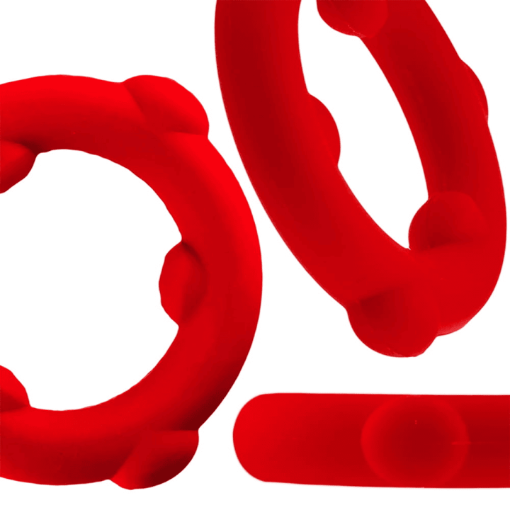 Oxballs [SIL] SPINNER Cockring Red