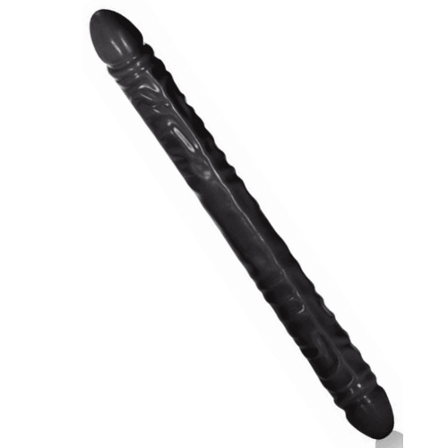 Podwójne dildo Veined Double Dong 18 inch Noir