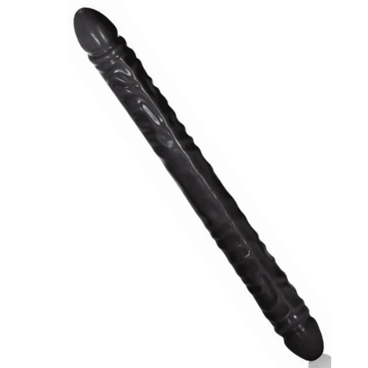Podwójne dildo Veined Double Dong 18 inch Noir