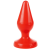 Plug Classic L I Love Butt 15 x 6.8 cm red