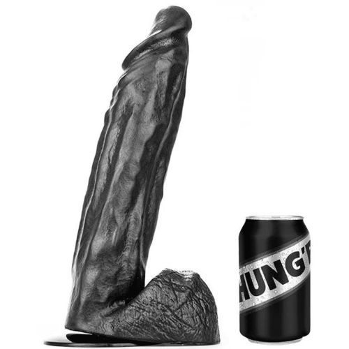 HUNG'R BRUNO Dildo Black 14 inch / 36 cm / 7.7 cm (