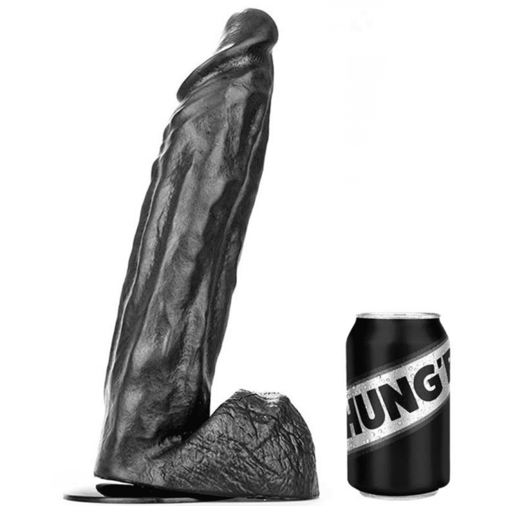 HUNG'R BRUNO Dildo Black 14 inch / 36 cm / 7.7 cm (