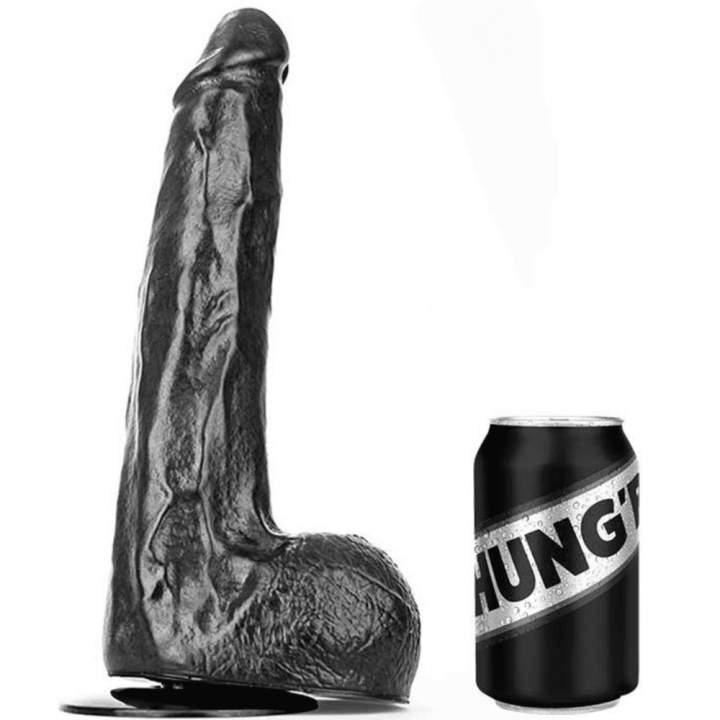 HUNG'R TAURUS Dildo Black 13.7 inch : 35 cm :  6.9 cm