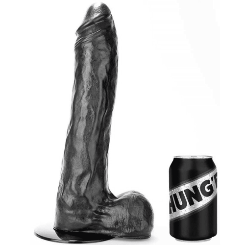 HUNG'R MAXIM Dildo Black 13.1 inch / 33.5 cm / 6.6 cm