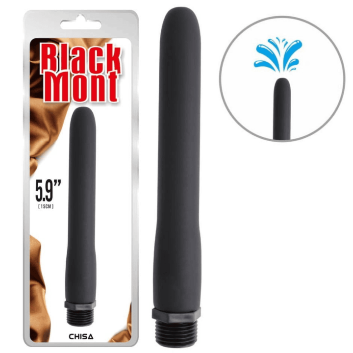 Końcówka prysznicowa Black Mont Silicone Shower Nozzle 15 x 2 cm czarna