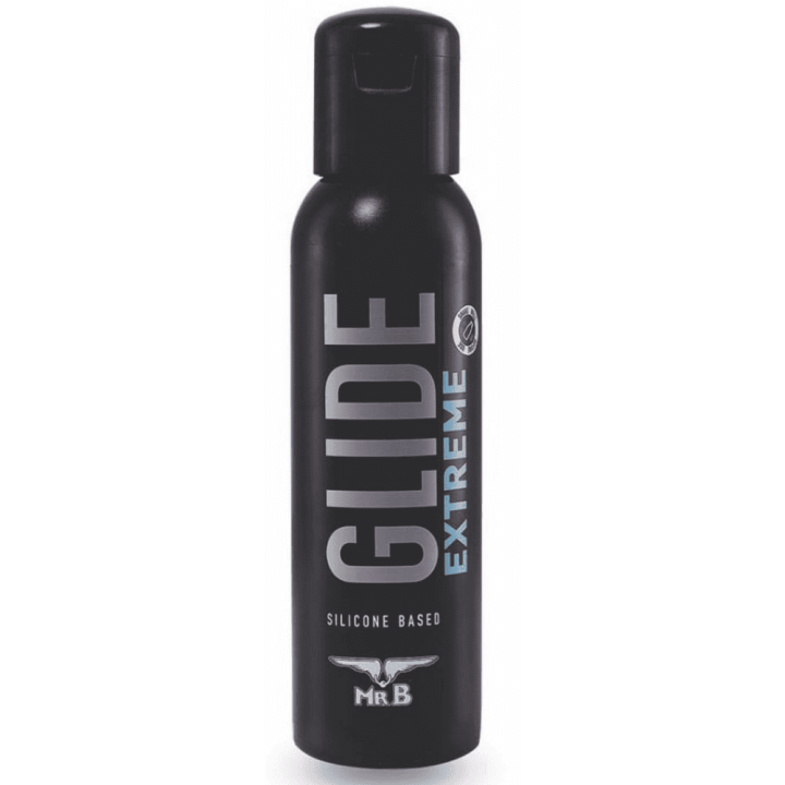 Mister B GLIDE Extreme - relaksujący i znieczulający lubrykant silikonowy 250 ml