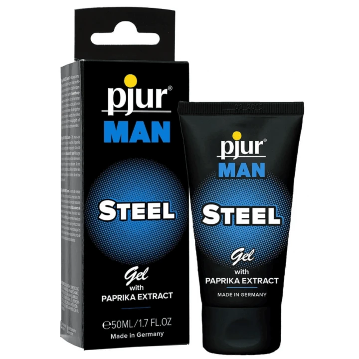 Intimate Massage Gel Steel Pjur Man 50 ml – żel do masażu intymnego z papryką