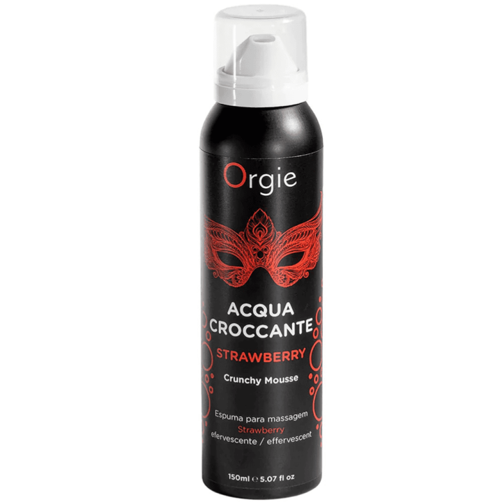 Musująca pianka do masażu Orgie Acqua Croccante Crunchy Strawberry 150 ml