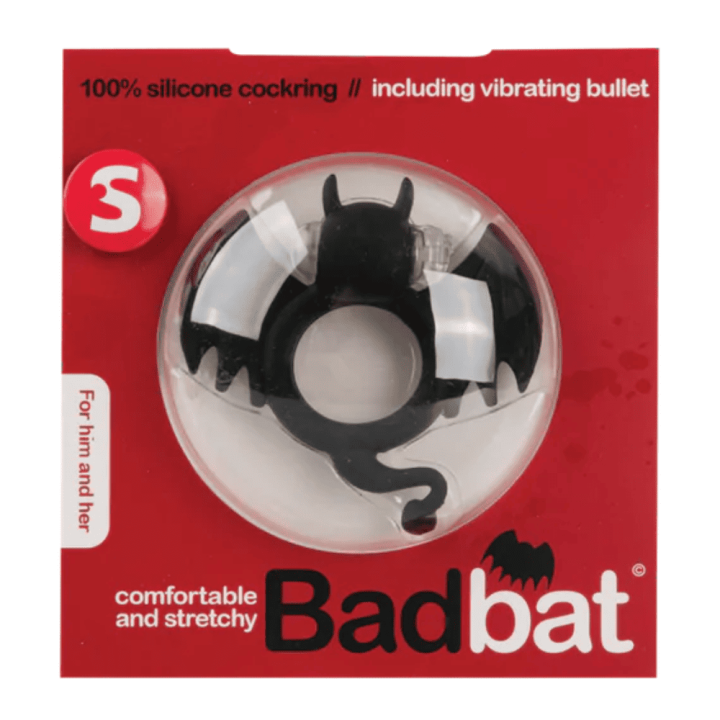 Pierścień wibrujący nietoperz BadBat - Cockring