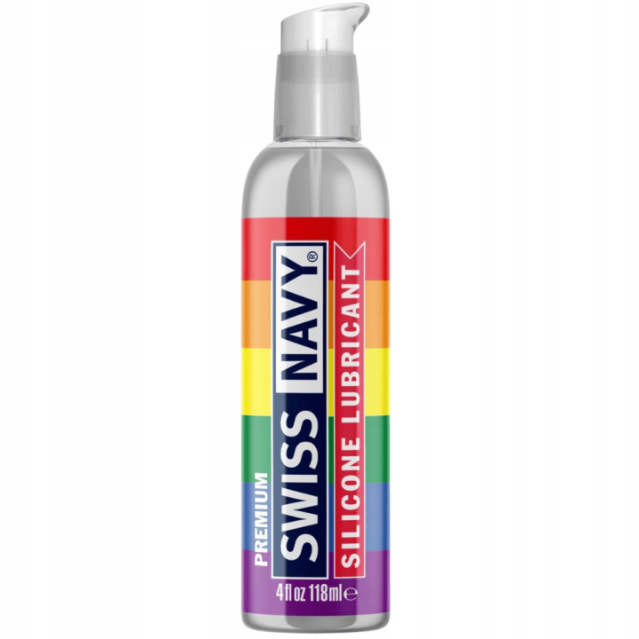 Swiss Navy Siliconebased Lubricant - 4 fl oz / 118 ml - Pride Edition