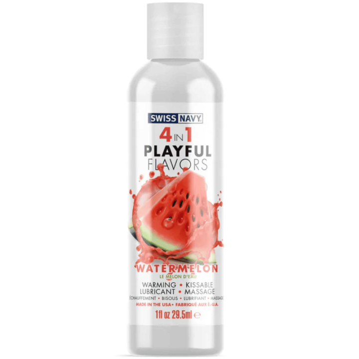 Swiss Navy lubrykant arbuzowy  4 in 1 Playful Flavors - Lubricant with Watermelon Flavor - 1 fl oz / 29,5 ml