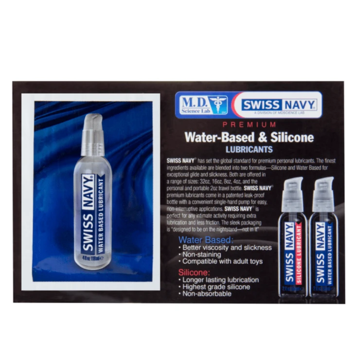 Lubrykant na bazie wody Swiss Navy Waterbased Lubricant - 0.18 fl oz / 5 ml - Sachet
