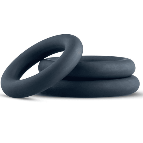 Zestaw 3 pierścieni erekcyjnych Set of 3 Boners Silicone Cockrings 9mm