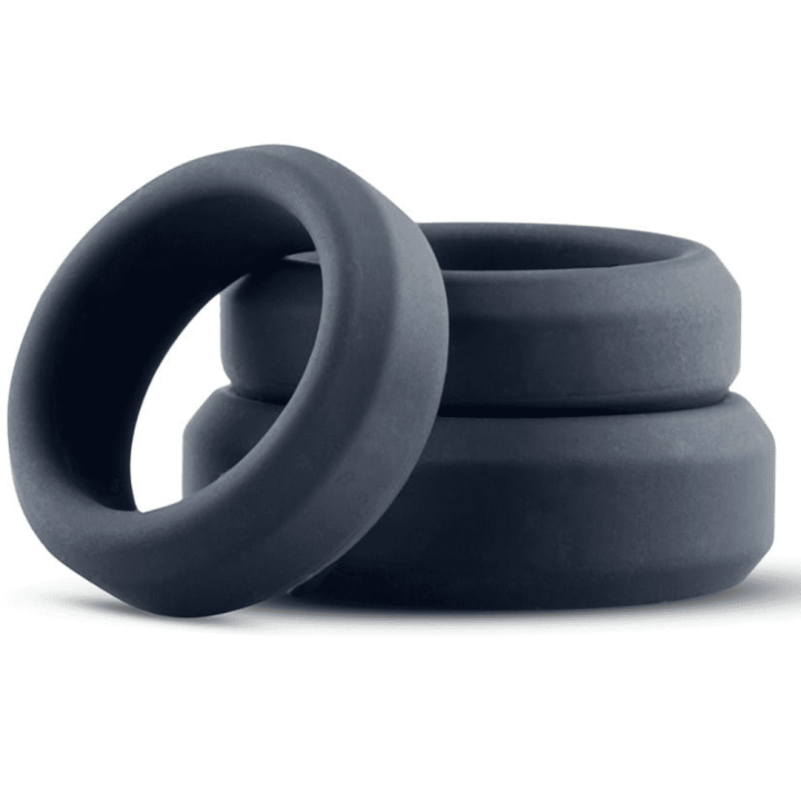 Zestaw trzech pierścieni erekcyjnych Set of 3 Boners silicone cock rings