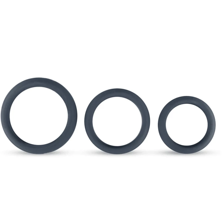 Zestaw trzech pierścieni erekcyjnych Set of 3 Boners silicone cock rings