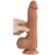 Realistyczne dildo z ruchomą skórą Sliding Skin Dildo 13 x 3.7cm Brown