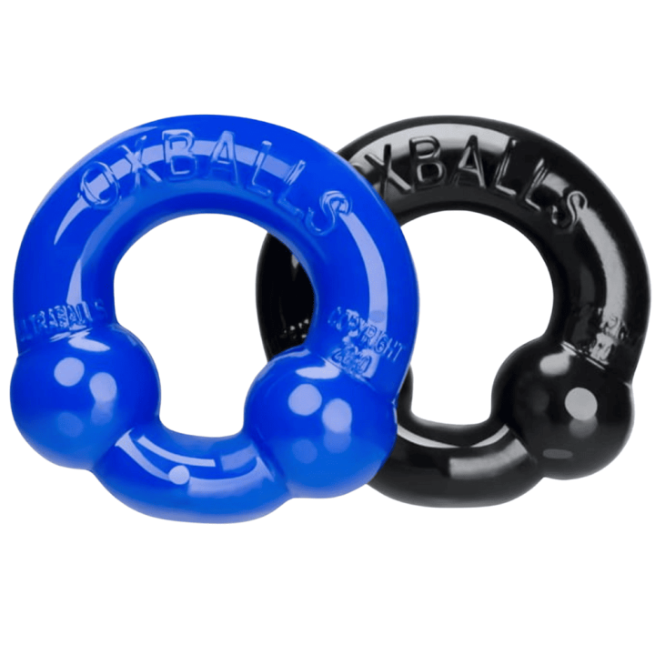 Oxballs Pack Ultraballs Black-Blue Cockrings